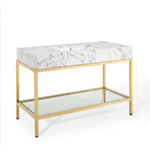 Modway Furniture Modern Kingsley 50" Gold Stainless Steel Bathroom Vanity - EEI-3999