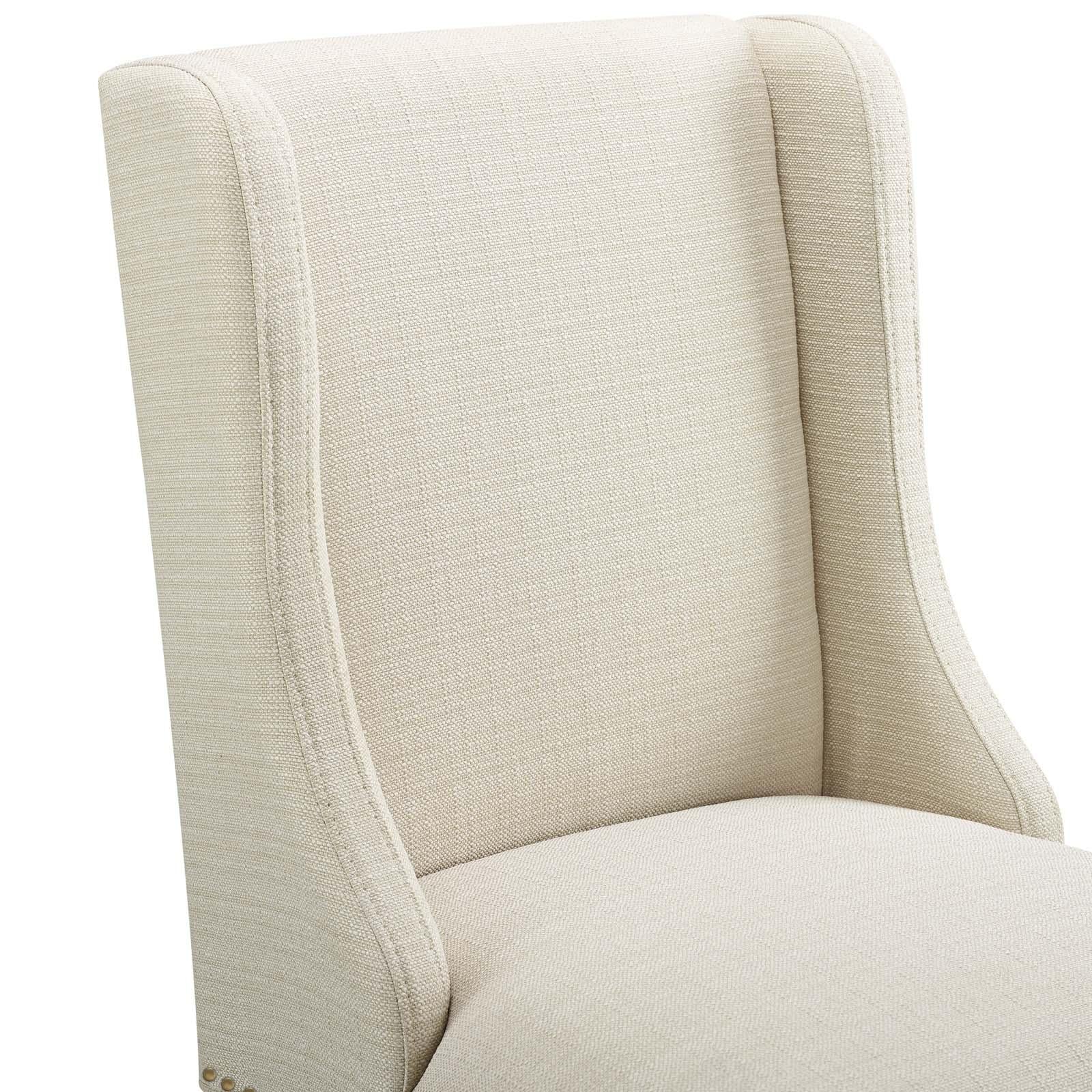 Modway Furniture Modern Baron Bar Stool Upholstered Fabric Set of 2 - EEI-4018