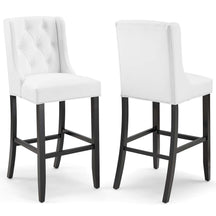Modway Furniture Modern Baronet Bar Stool Faux Leather Set of 2 - EEI-4023