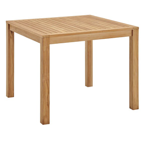 Modway Furniture Modern Farmstay 5 Piece Outdoor Patio Teak Wood Dining Set - EEI-4043