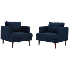 Modway Furniture Modern Agile Upholstered Fabric Armchair Set of 2 - EEI-4079