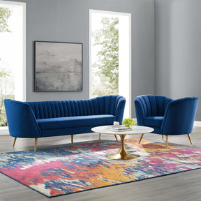 Modway Furniture Modern Opportunity Performance Velvet Sofa and Armchair Set - EEI-4089