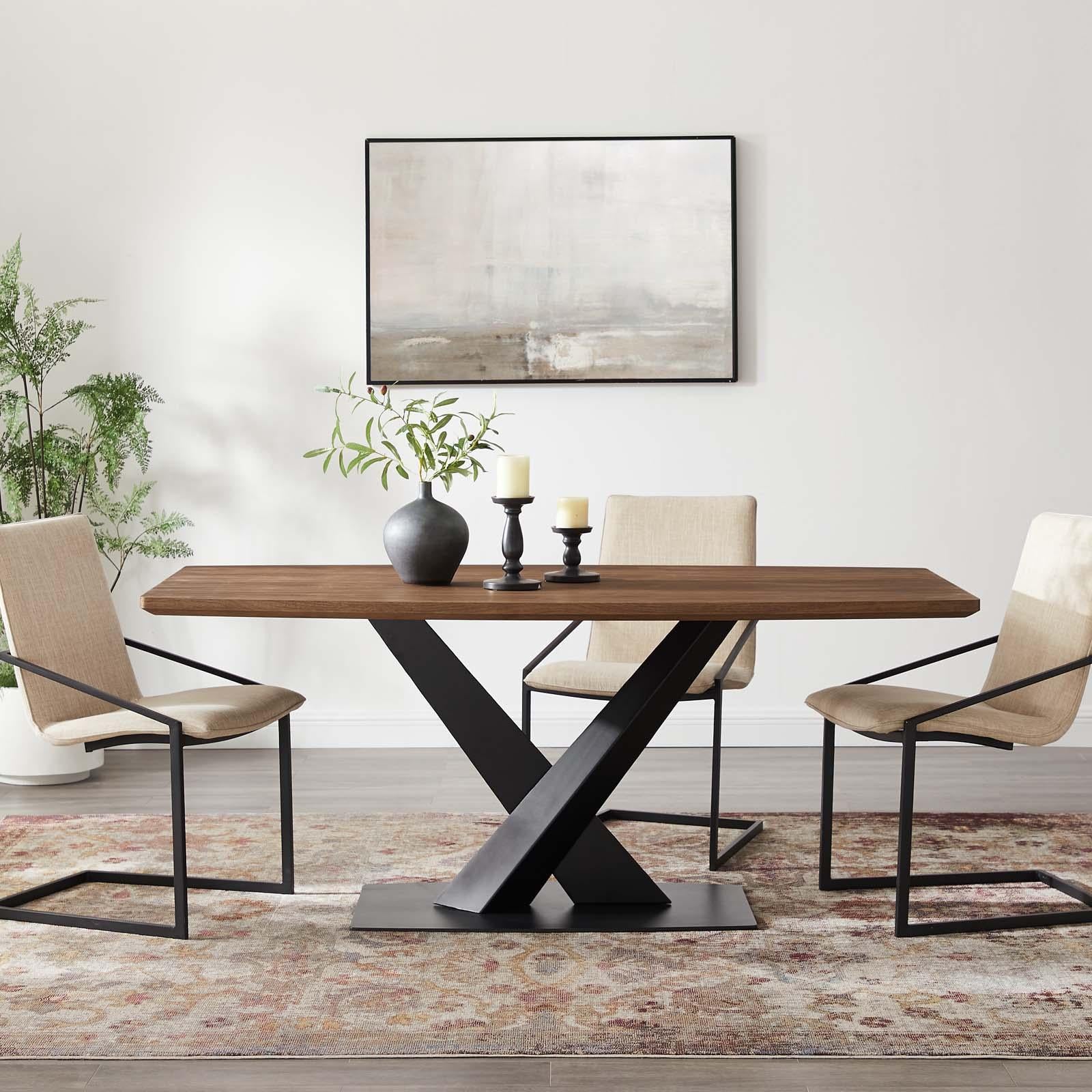 Modway Furniture Modern Gemini Dining Table - EEI-4091