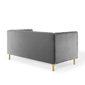 Modway Furniture Modern Shift Channel Tufted Performance Velvet Loveseat - EEI-4131