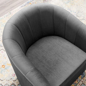 Modway Furniture Modern Prospect Performance Velvet Swivel Armchair - EEI-4139