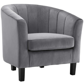 Modway Furniture Modern Prospect Channel Tufted Performance Velvet Loveseat and Armchair Set - EEI-4146