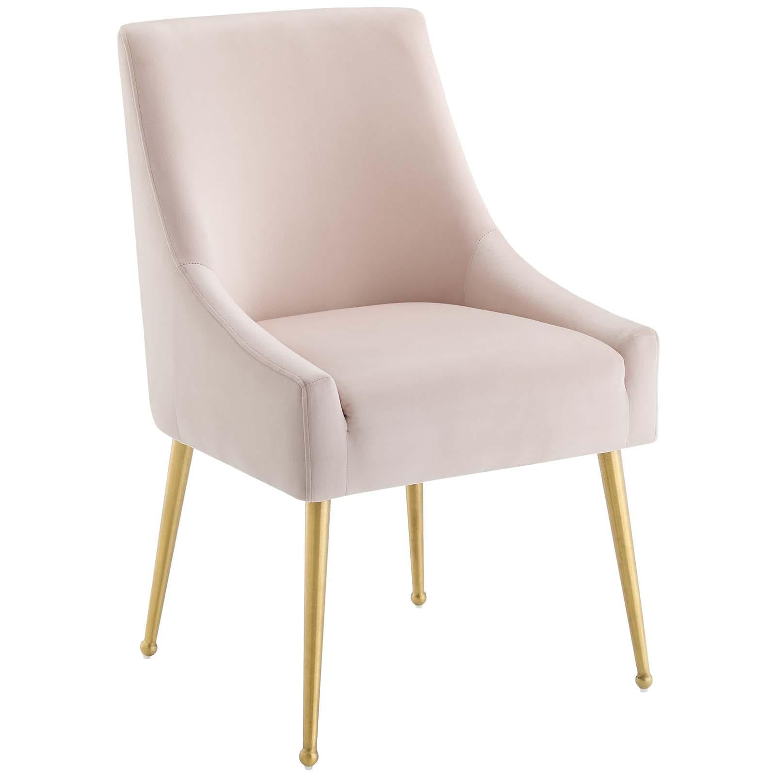 Modway Furniture Modern Discern Upholstered Performance Velvet Dining Chair Set of 2 - EEI-4148