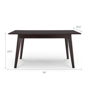 Modway Furniture Modern Prosper 5 Piece Faux Leather Dining Set - EEI-4181