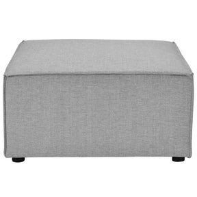 Modway Furniture Modern Saybrook Outdoor Patio Upholstered Sectional Sofa Ottoman - EEI-4211