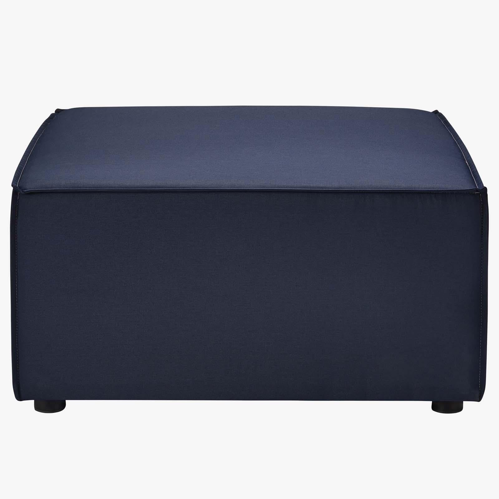 Modway Furniture Modern Saybrook Outdoor Patio Upholstered Sectional Sofa Ottoman - EEI-4211
