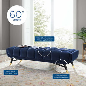 Modway Furniture Modern Adept 60" Performance Velvet Bench - EEI-4241