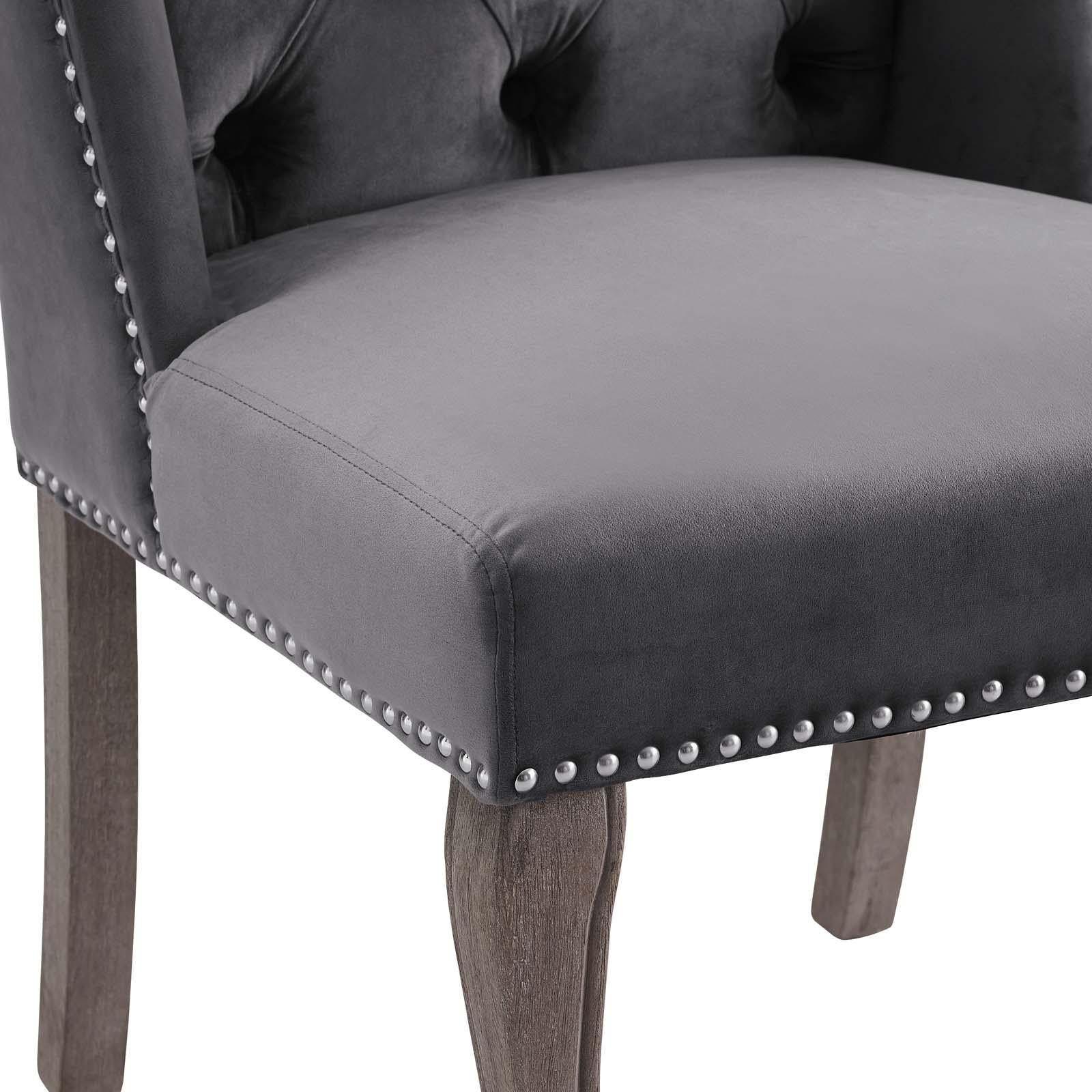 Modway Furniture Modern Apprise Side Chair Performance Velvet Set of 2 - EEI-4293