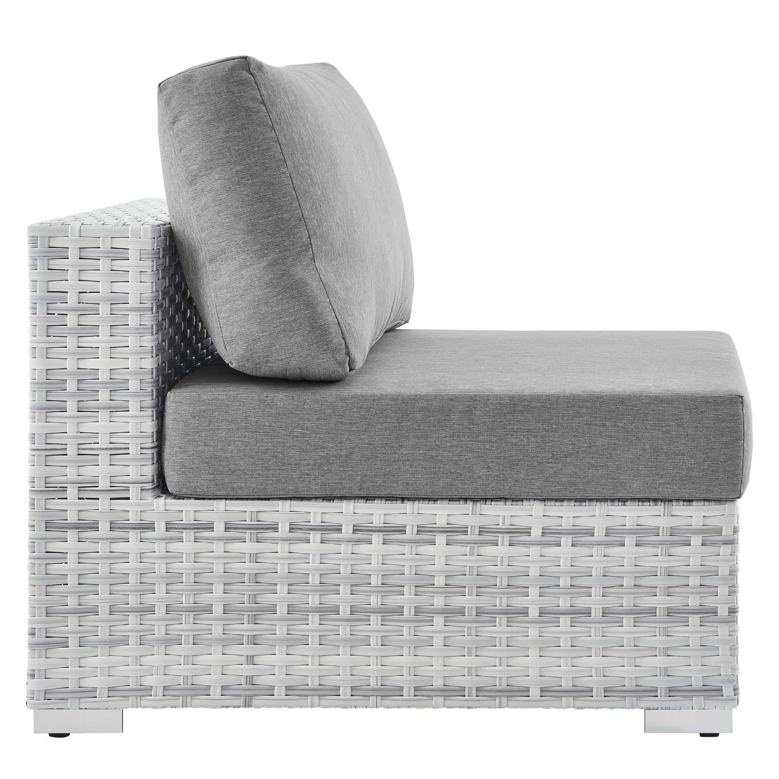 Modway Furniture Modern Convene Outdoor Patio Armless Chair - EEI-4298