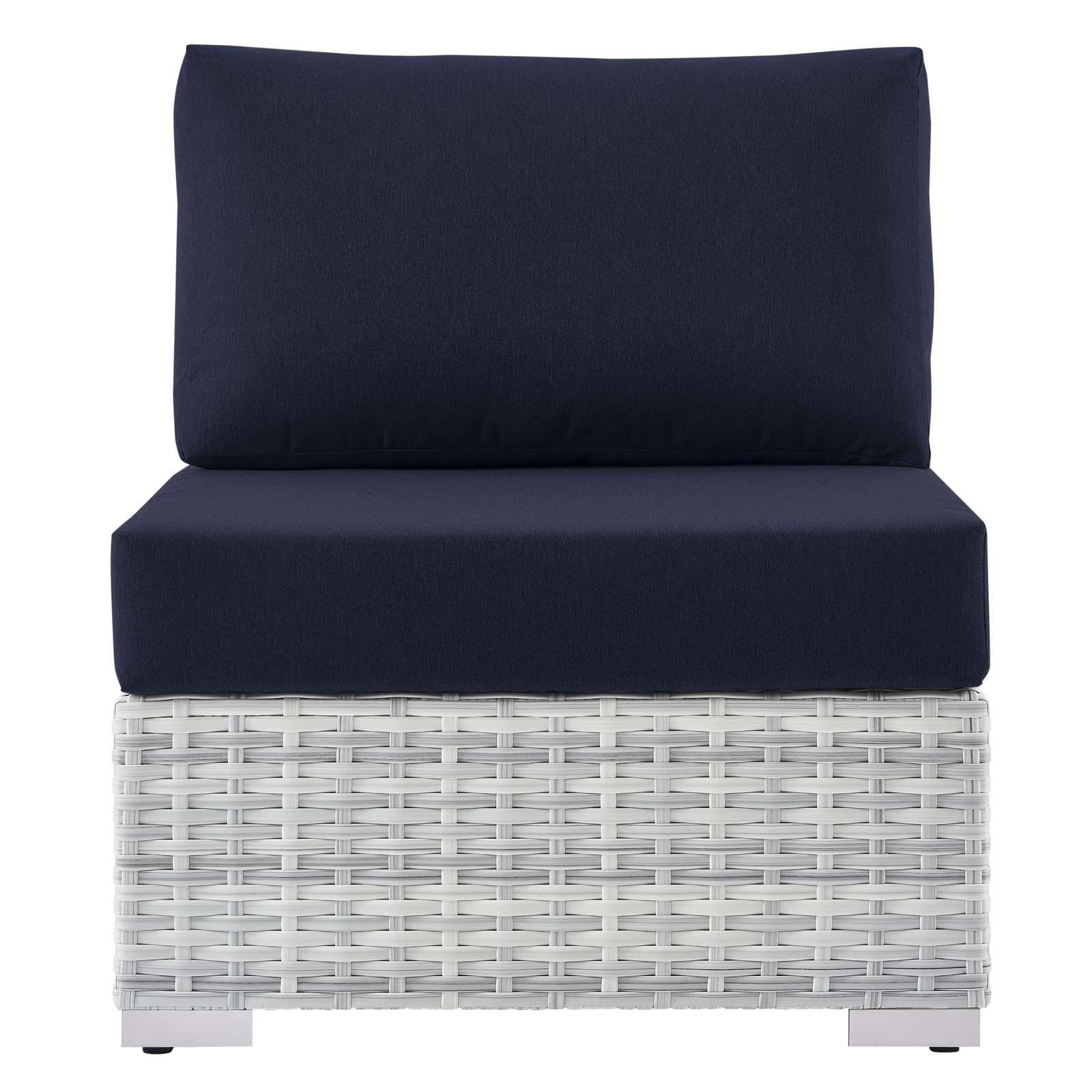 Modway Furniture Modern Convene Outdoor Patio Armless Chair - EEI-4298