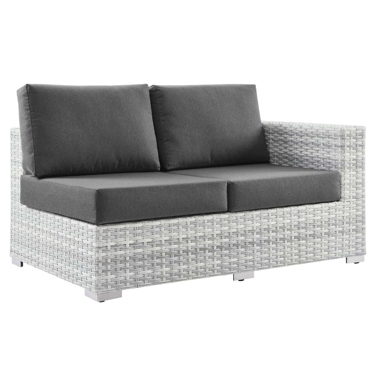 Modway Furniture Modern Convene Outdoor Patio Right-Arm Loveseat - EEI-4302