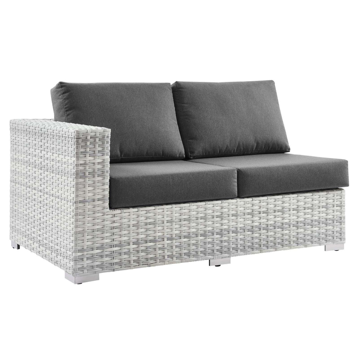 Modway Furniture Modern Convene Outdoor Patio Left-Arm Loveseat - EEI-4303