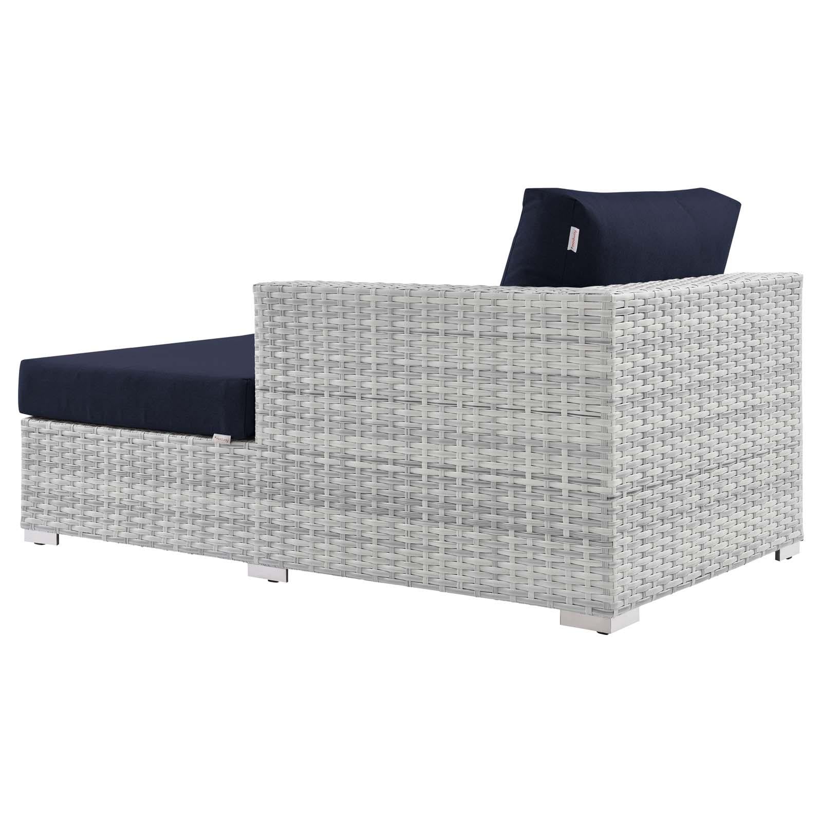 Modway Furniture Modern Convene Outdoor Patio Right Chaise - EEI-4304