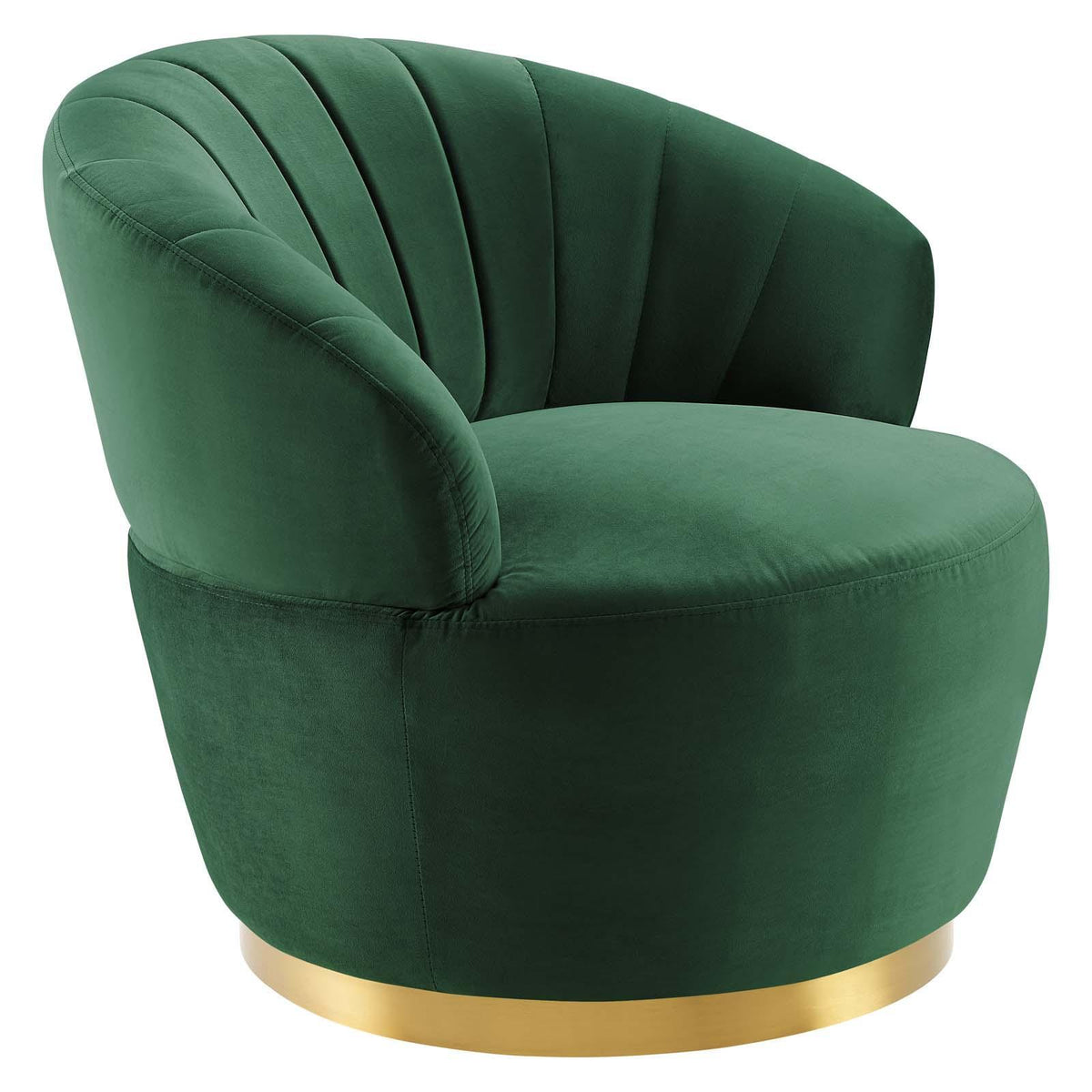 Modway Furniture Modern Billow Tufted Performance Velvet Swivel Chair - EEI-4344