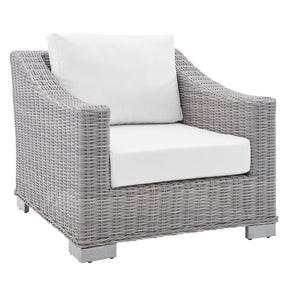 Modway Furniture Modern Conway Sunbrella® Outdoor Patio Wicker Rattan 4-Piece Furniture Set - EEI-4355
