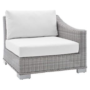 Modway Furniture Modern Conway Sunbrella® Outdoor Patio Wicker Rattan 6-Piece Sectional Sofa Set - EEI-4358