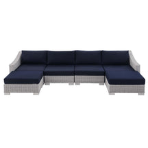 Modway Furniture Modern Conway Sunbrella® Outdoor Patio Wicker Rattan 6-Piece Furniture Set - EEI-4363