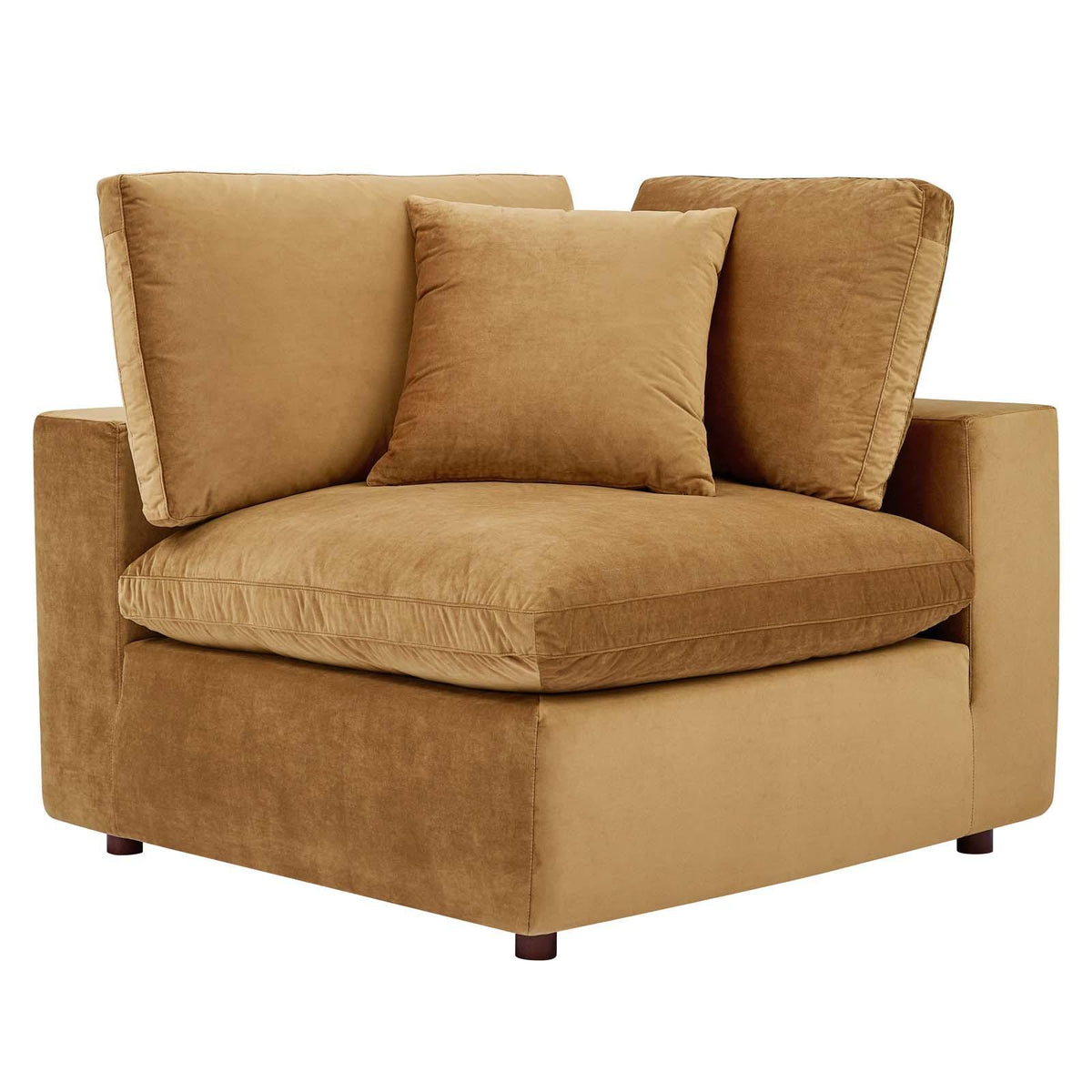 Modway Furniture Modern Commix Down Filled Overstuffed Performance Velvet Corner Chair - EEI-4366