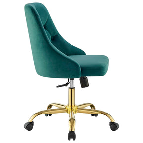 Modway Furniture Modern Distinct Tufted Swivel Performance Velvet Office Chair - EEI-4368