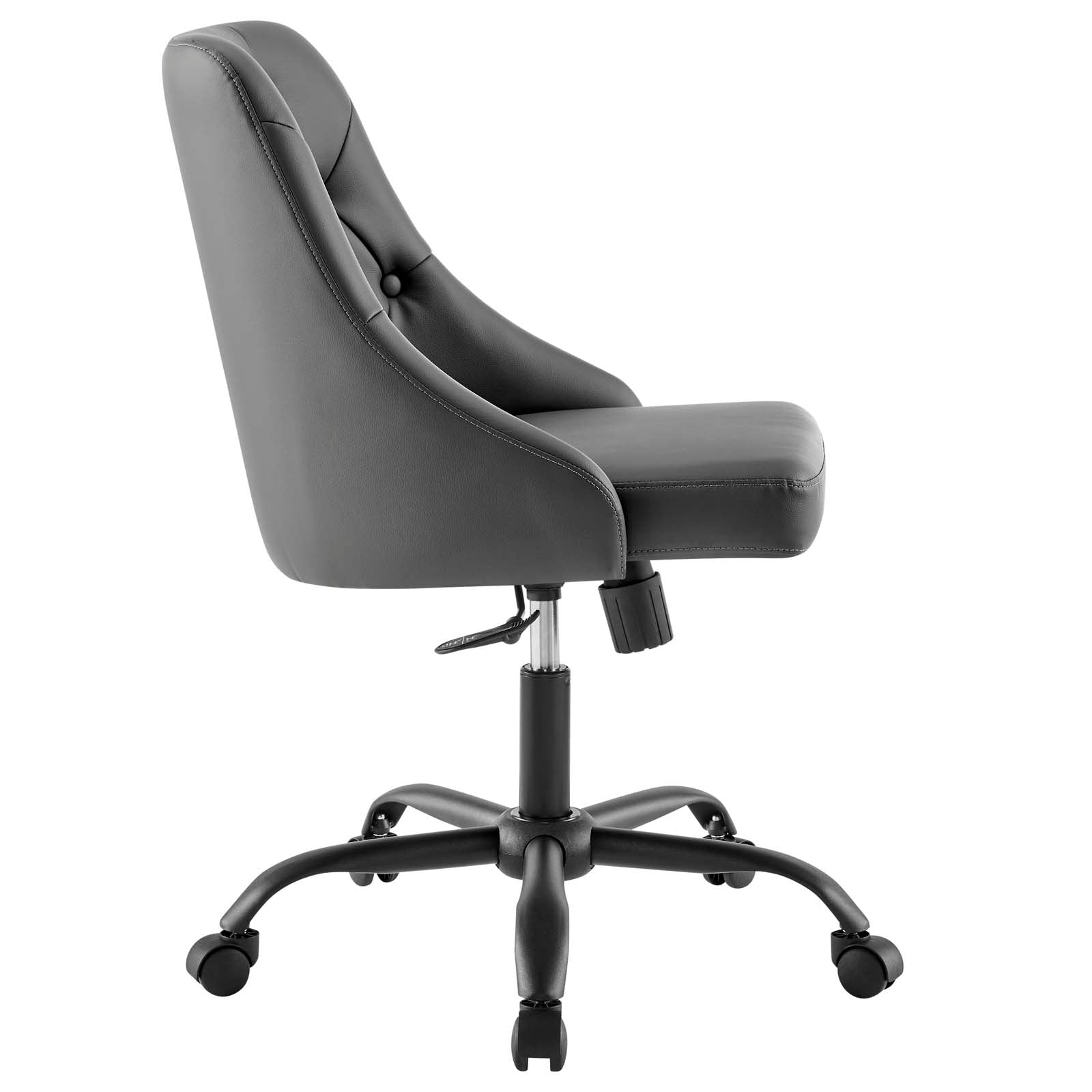 Modway Furniture Modern Distinct Tufted Swivel Vegan Leather Office Chair - EEI-4370
