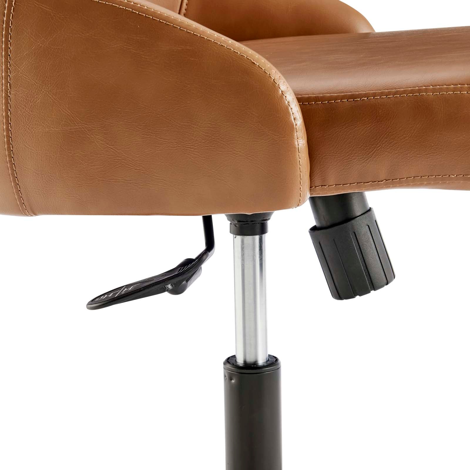 Modway Furniture Modern Designate Swivel Vegan Leather Office Chair - EEI-4372