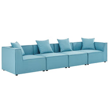 Modway Furniture Modern Saybrook Outdoor Patio Upholstered 4-Piece Sectional Sofa - EEI-4381