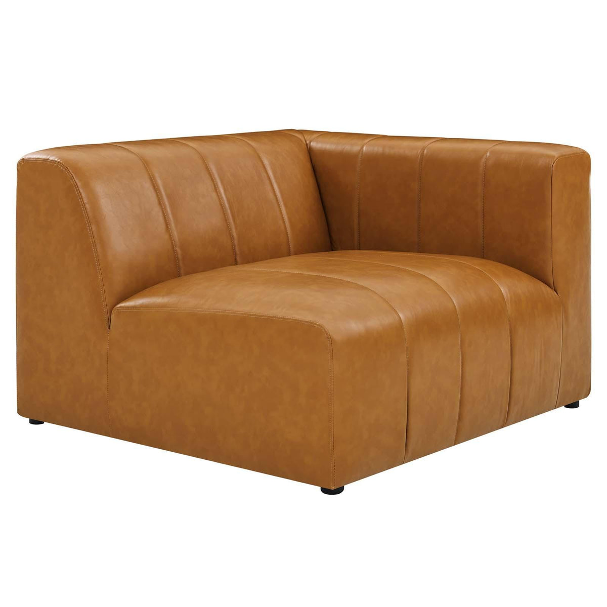 Modway Furniture Modern Bartlett Vegan Leather Right-Arm Chair - EEI-4395