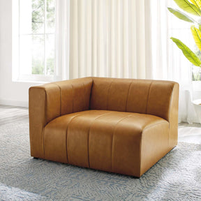 Modway Furniture Modern Bartlett Vegan Leather Left-Arm Chair - EEI-4397