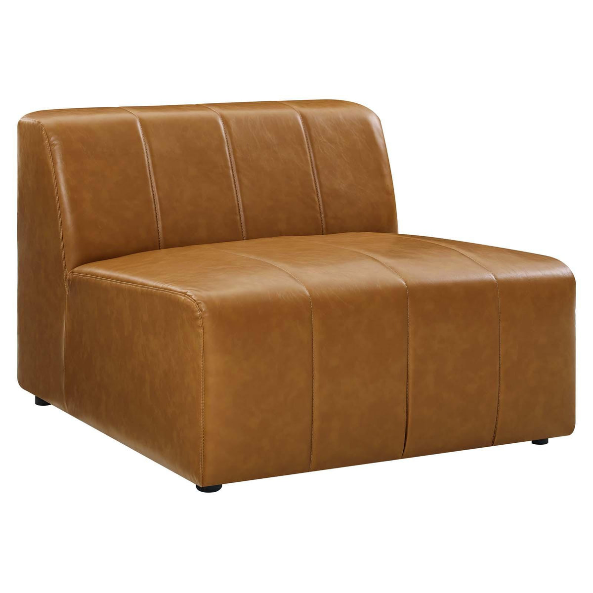 Modway Furniture Modern Bartlett Vegan Leather Armless Chair - EEI-4399