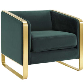 Modway Furniture Modern Visualize Armchair Performance Velvet Set of 2 - EEI-4423