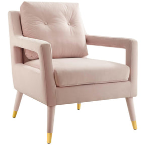 Modway Furniture Modern Premise Armchair Performance Velvet Set of 2 - EEI-4428