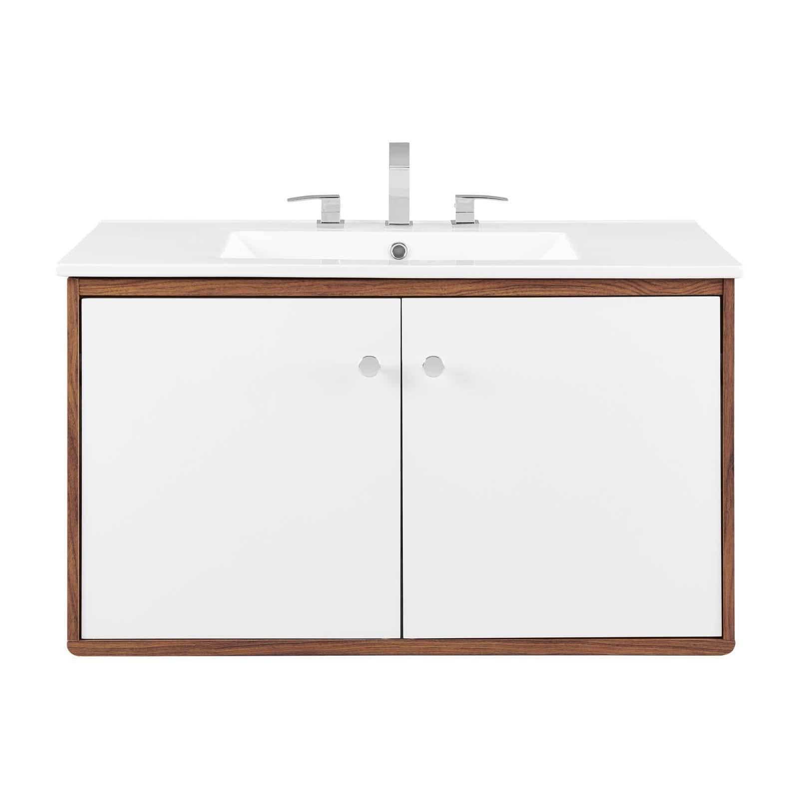 Modway Furniture Modern Transmit 36" Wall-Mount Bathroom Vanity - EEI-4434