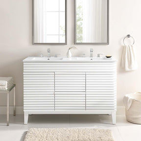 Modway Furniture Modern Render 48" Double Sink Bathroom Vanity - EEI-4441