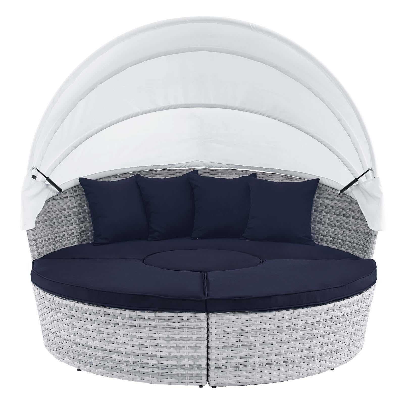 Modway Furniture Modern Scottsdale Canopy Outdoor Patio Daybed - EEI-4442