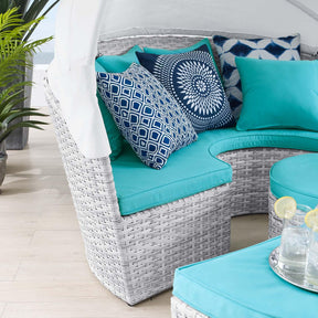 Modway Furniture Modern Scottsdale Canopy Sunbrella® Outdoor Patio Daybed - EEI-4443