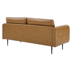 Modway Furniture Modern Cameron Tufted Vegan Leather Sofa - EEI-4452
