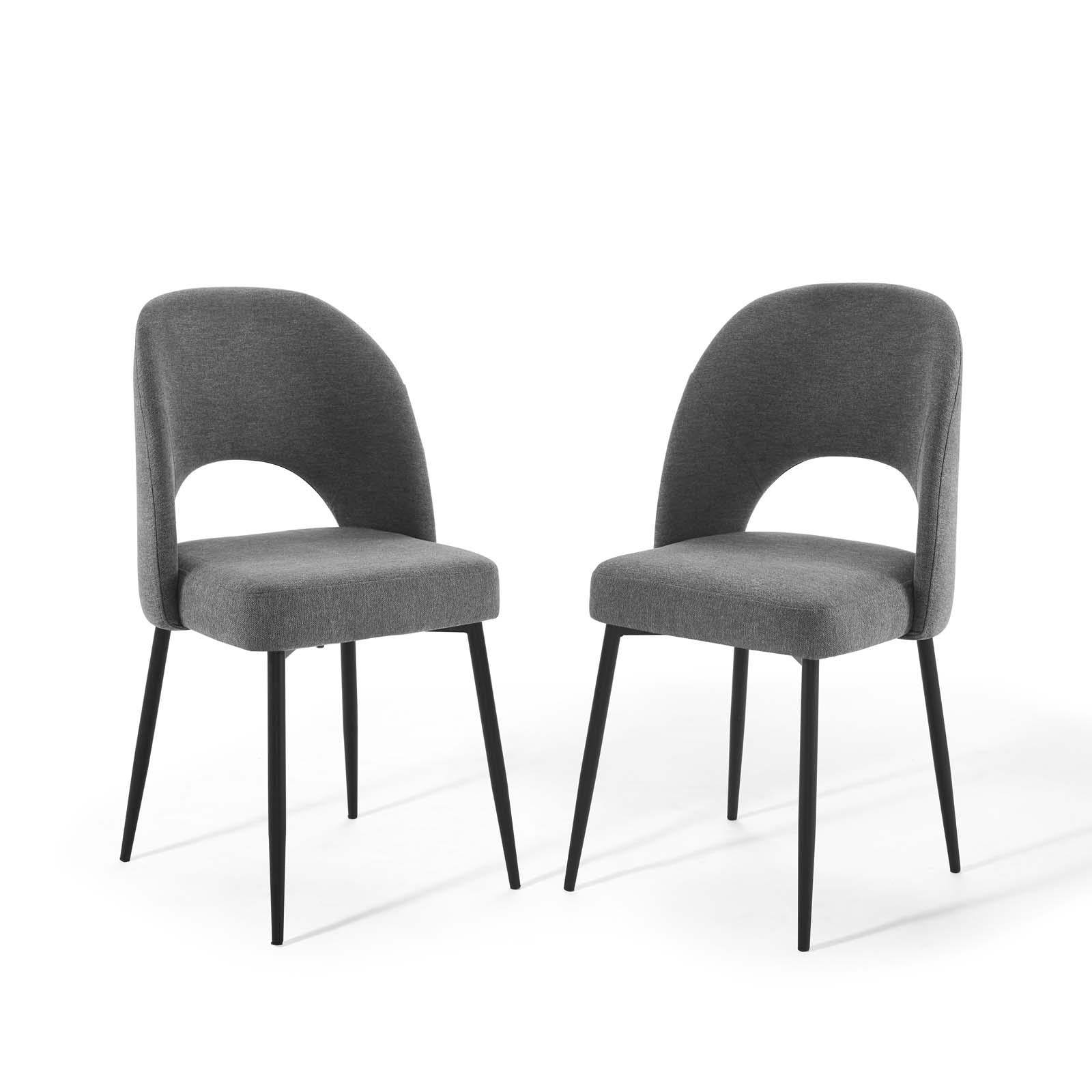 Modway Furniture Modern Rouse Dining Side Chair Upholstered Fabric Set of 2 - EEI-4490