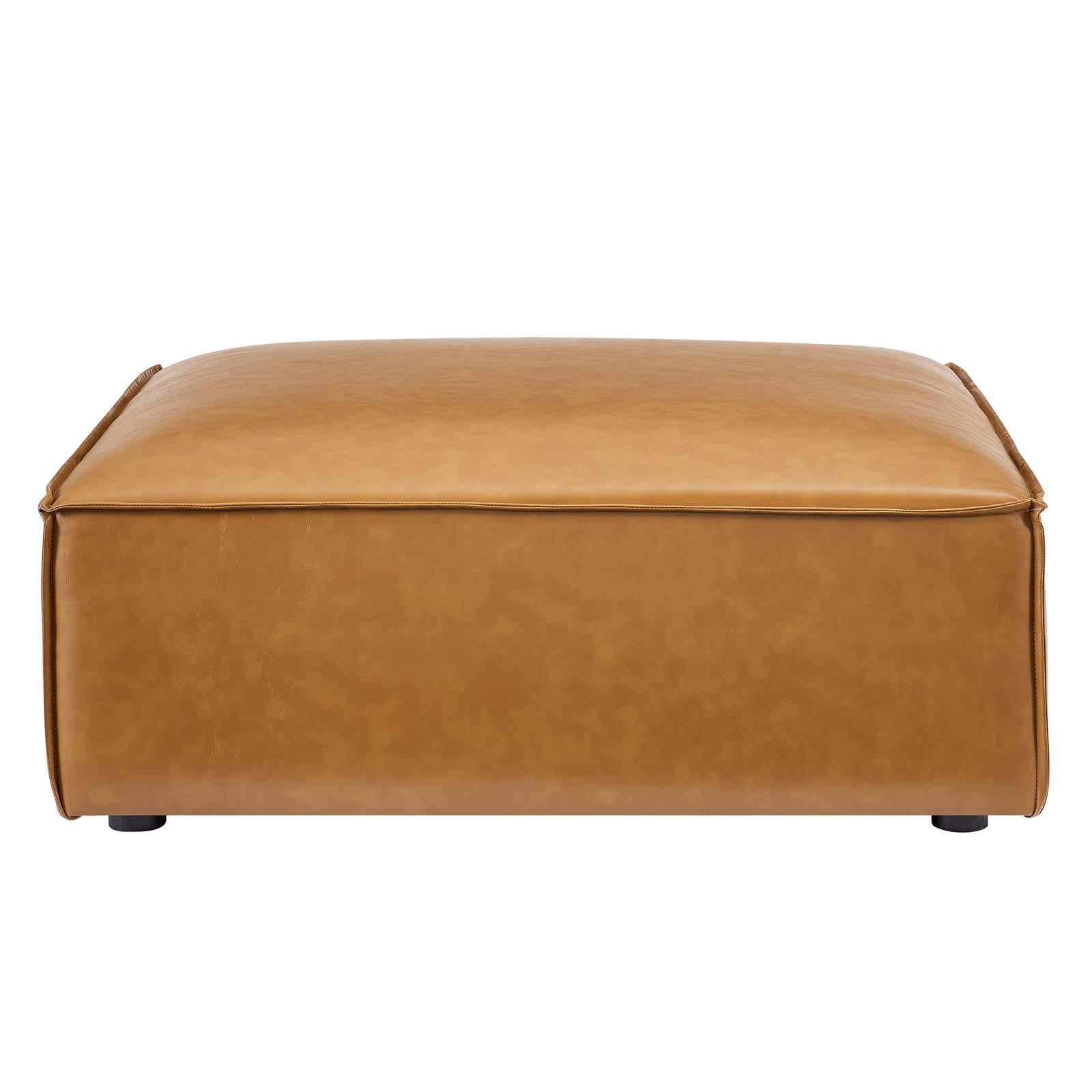 Modway Furniture Modern Restore Vegan Leather Ottoman - EEI-4496