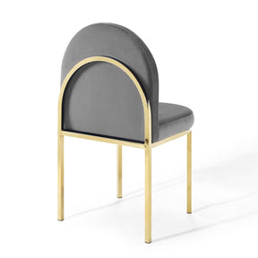 Modway Furniture Modern Isla Dining Side Chair Performance Velvet Set of 2 - EEI-4503