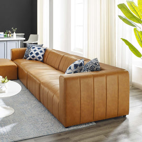 Modway Furniture Modern Bartlett Vegan Leather 5-Piece Sectional Sofa - EEI-4521