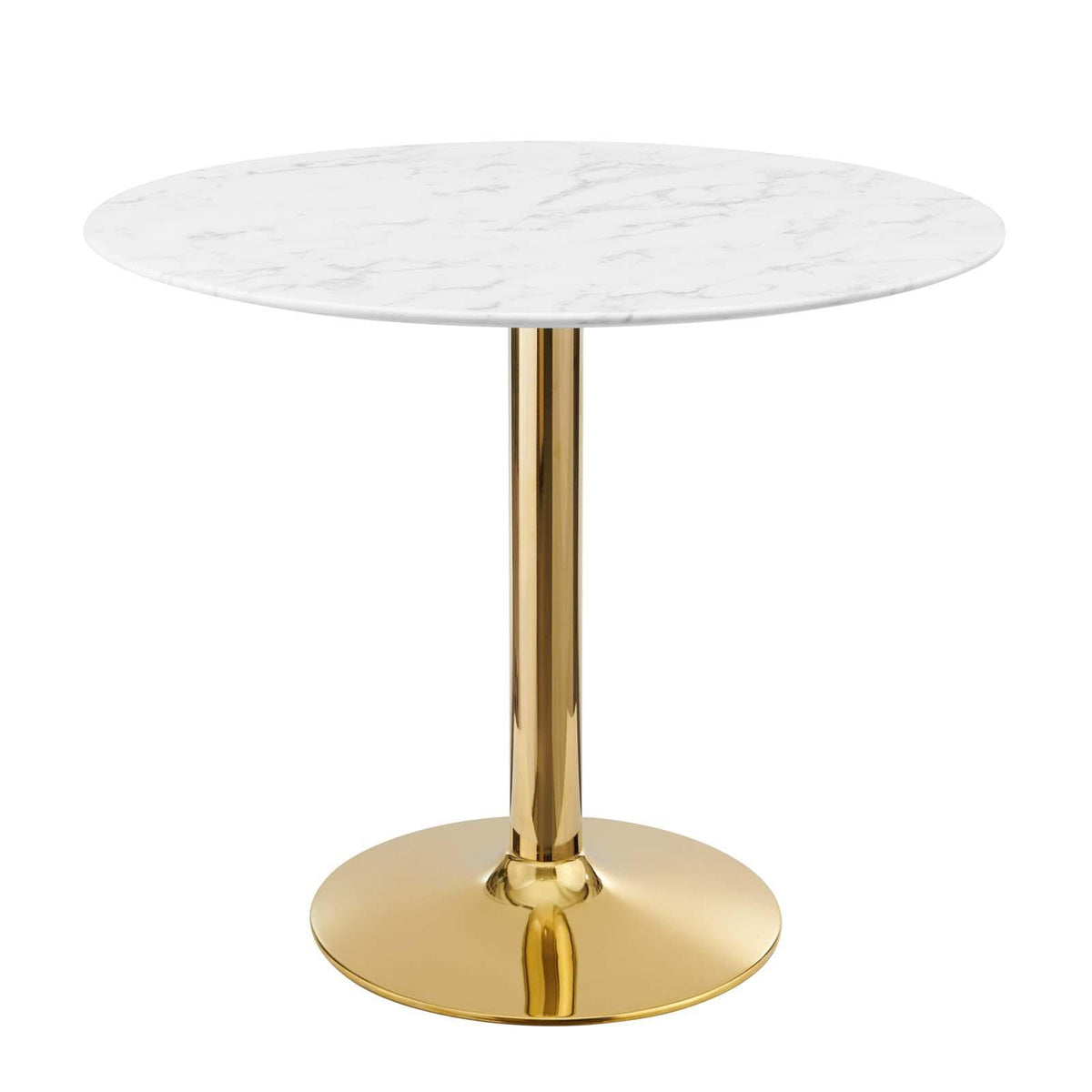 Modway Furniture Modern Verne 35" Artificial Marble Dining Table - EEI-4549