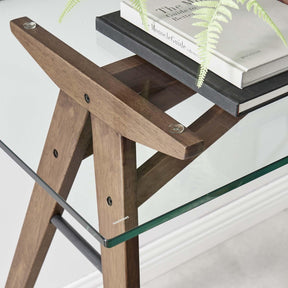Modway Furniture Modern Steadfast Glass Top Office Desk - EEI-4580