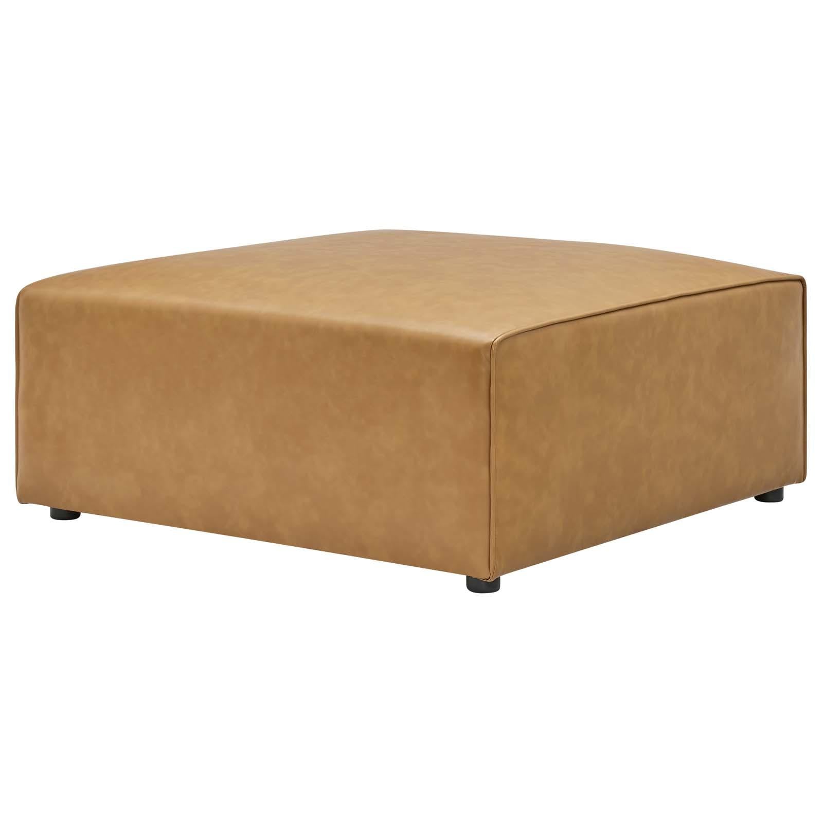Modway Furniture Modern Mingle Vegan Leather Ottoman - EEI-4624