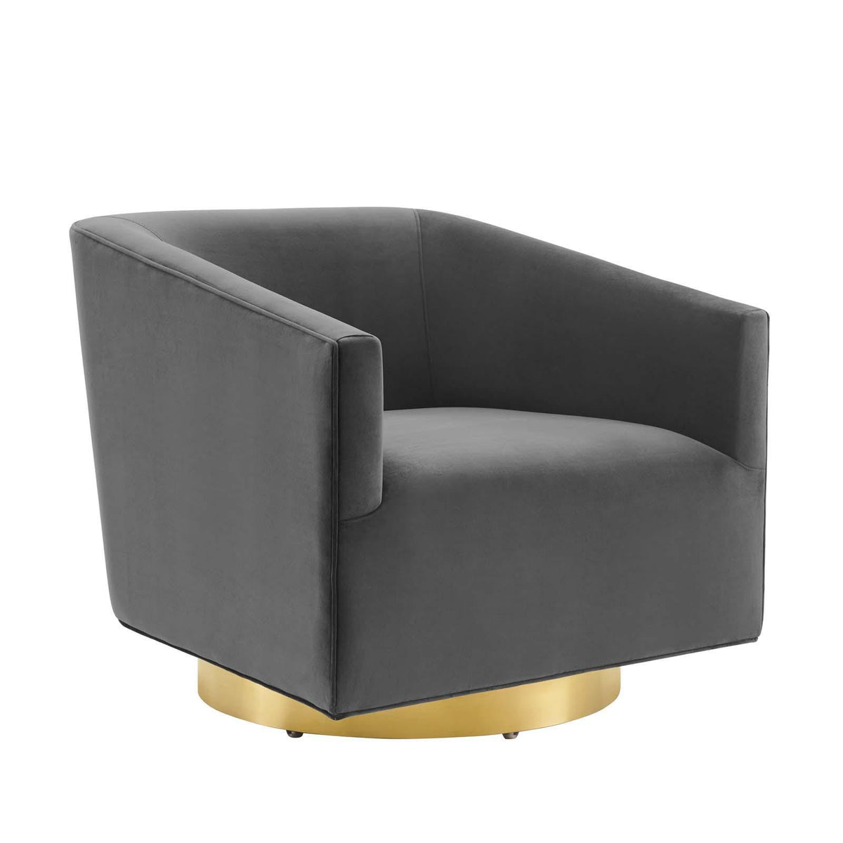 Modway Furniture Modern Twist Accent Lounge Performance Velvet Swivel Chair - EEI-4626