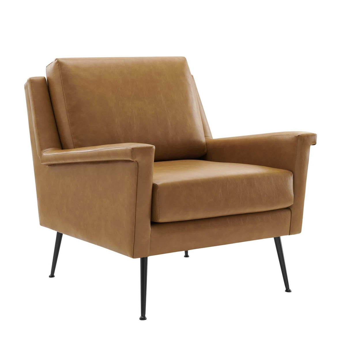 Modway Furniture Modern Chesapeake Vegan Leather Armchair - EEI-4632