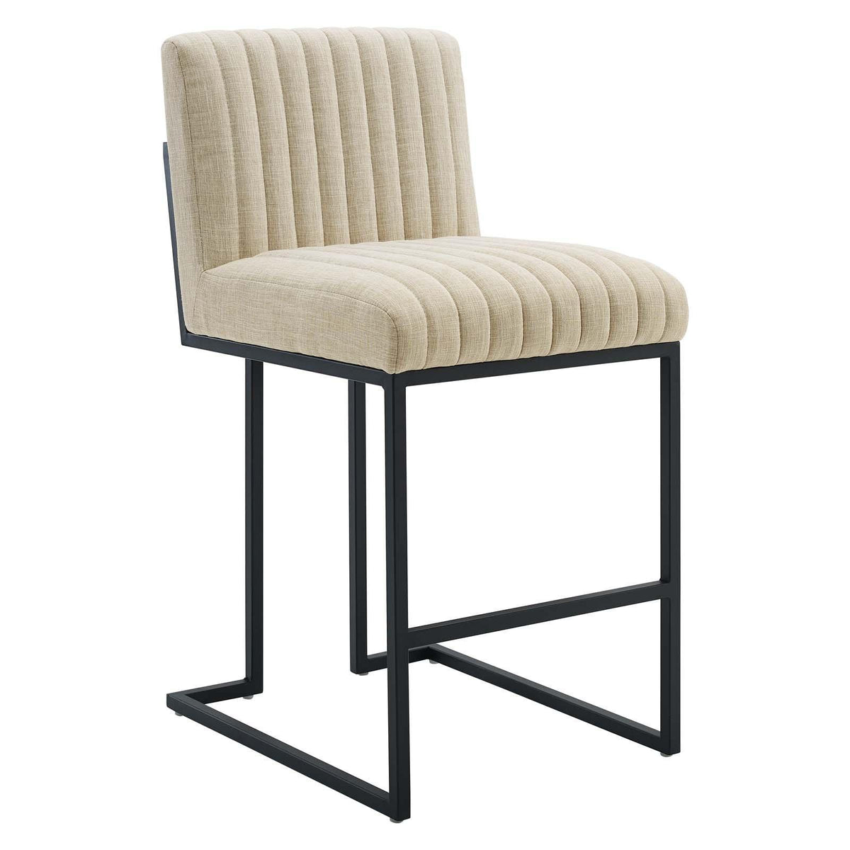 Modway Furniture Modern Indulge Channel Tufted Fabric Counter Stool - EEI-4653